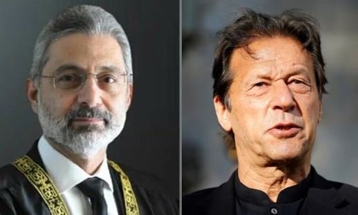 Imran Khan objected to the presence of the Chief Justice in his cases