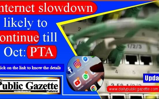 Internet slowdown likely to continue till Oct: PTA