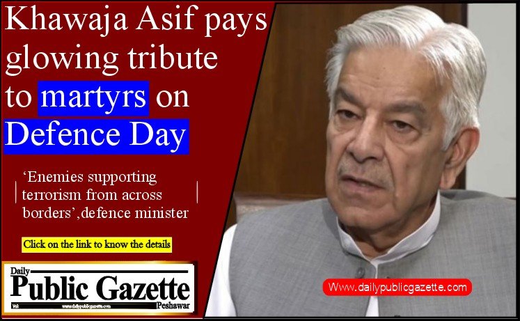 Khawaja Asif pays glowing tribute to martyrs on Defence Day