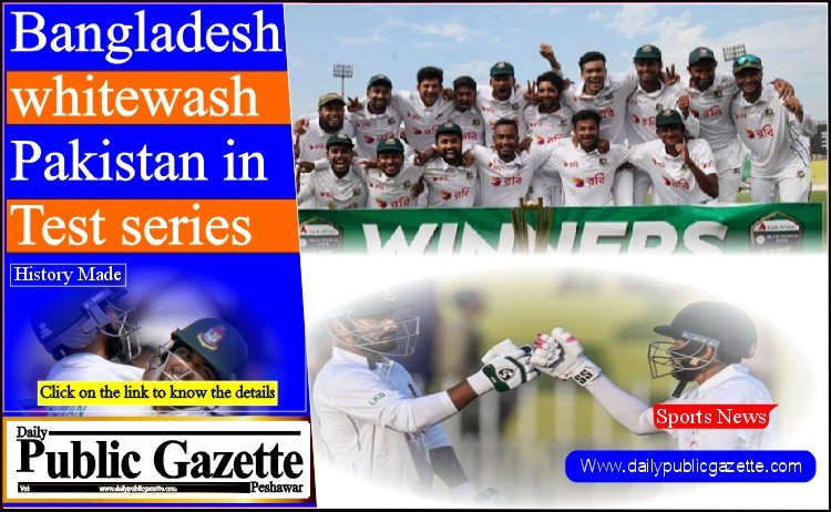 History made as Bangladesh whitewash Pakistan in Test series